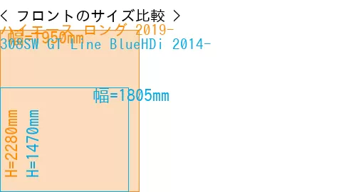 #ハイエース ロング 2019- + 308SW GT Line BlueHDi 2014-